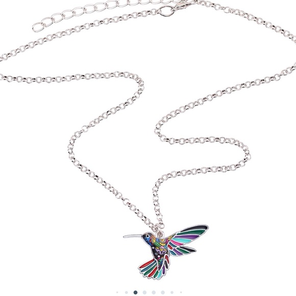 Garden Collection Hummingbird Necklace - Picture 3 of 8